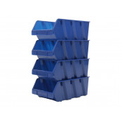 Ящик пластиковый Практик 400x230x150 синий