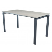 Стол NT 140x70 белое дерево/антрацит